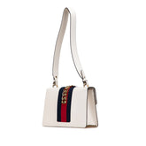 グッチ シルヴィ ワンショルダーバッグ 421882 ホワイト マルチカラー レザー レディース GUCCI 【中古】